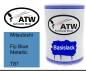 Preview: Mitsubishi, Fiji Blue Metallic, T87: 500ml Lackdose, von ATW Autoteile West.